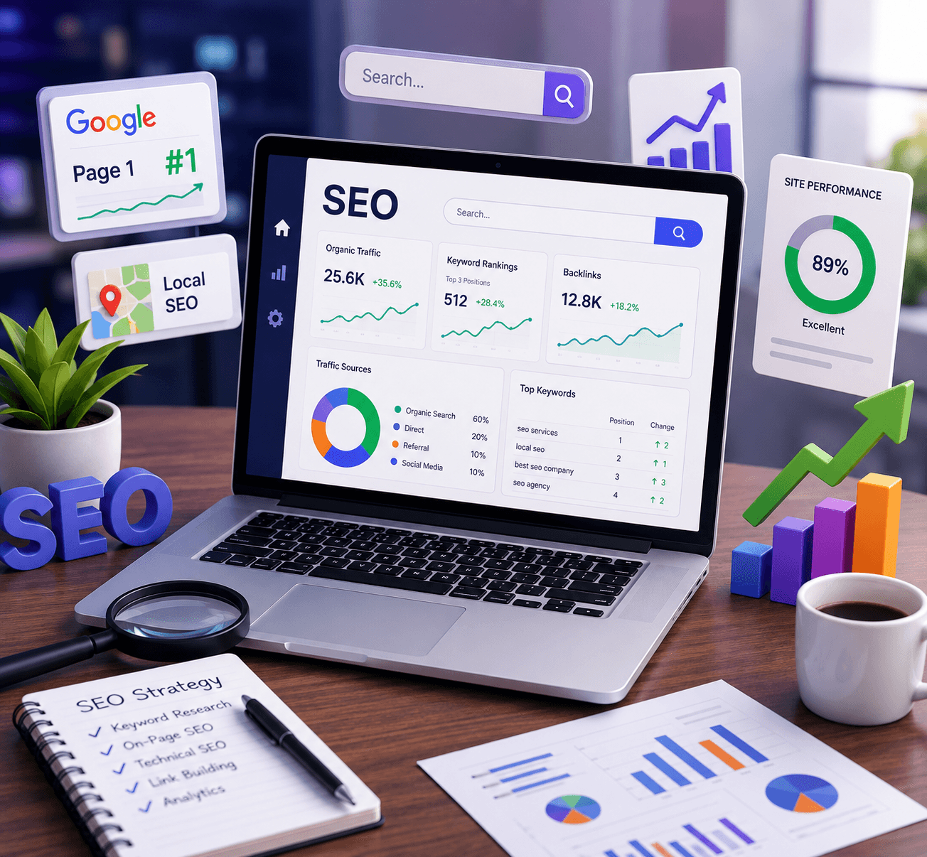 QuantumSpark SEO optimization project